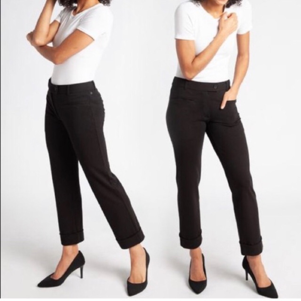 Betabrand Dress Crop Cuff Yoga Work Pant XL Petite